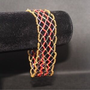 Vintage Colorful Stretchy Beaded Bracelet